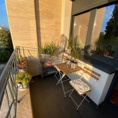 Appartement meublé confortable de deux pièces de 46 m² à Senjak, Belgrade, Serbie