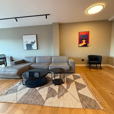 Location de penthouse spacieux de 130 m² avec vue panoramique sur la ville, Belgrade, Serbie