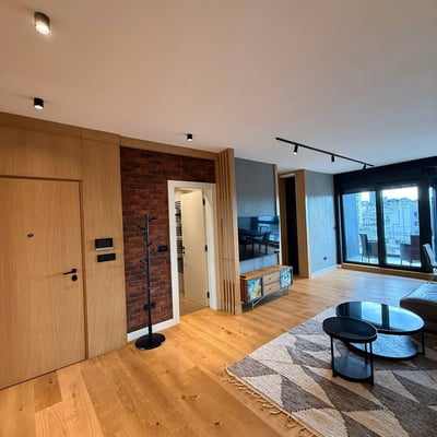 Location de penthouse spacieux de 130 m² avec vue panoramique sur la ville, Belgrade, Serbie