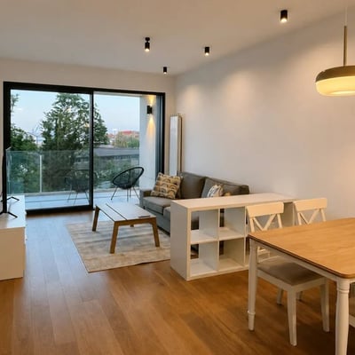 Helle 50 m² Wohnung zur Miete im Premium-Komplex Novi Dorcol, Belgrad