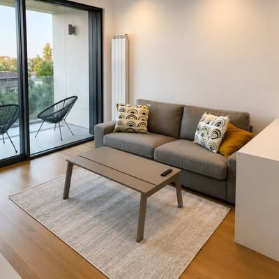 Helle 50 m² Wohnung zur Miete im Premium-Komplex Novi Dorcol, Belgrad