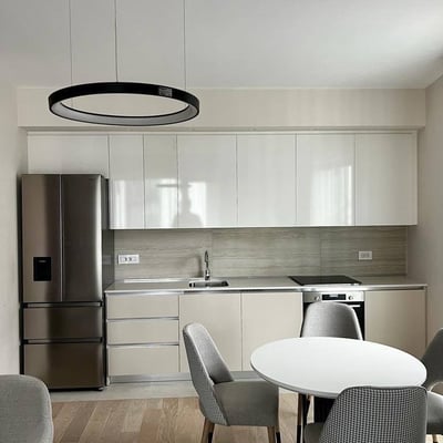 Möblierte 63 m² Wohnung zur Miete mit Flussblick im Premium-Komplex BW Aria, Belgrad