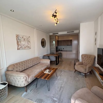 Alquiler de apartamento luminoso de 69 m² con plaza de aparcamiento en el complejo premium Novi Dorćol, Belgrado, Serbia
