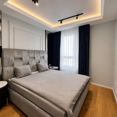 Аренда стильной просторной квартиры 106 м² в ЖК Skyline, Белград, Сербия
