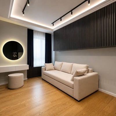 Stylish, spacious 106 m² apartment for rent in Skyline residential complex, Belgrade, Serbia
