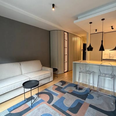 Аренда компактной квартиры-студии 35 м² в районе Врачар, Белград, Сербия
