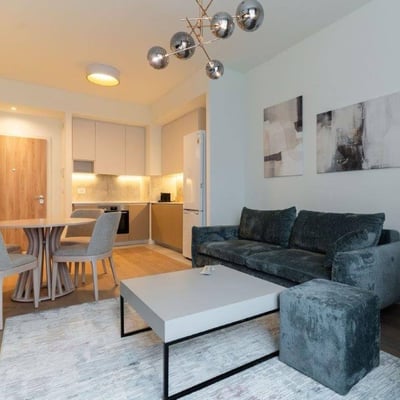 Stilvolle Wohnung (54 m²) zur Miete im Wohnkomplex BW Scala, Belgrad, Serbien