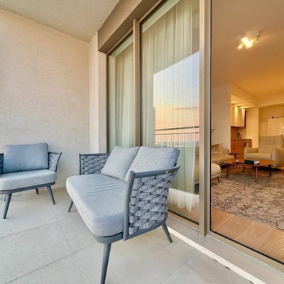 Stilvolles Apartment mit Panoramablick auf die Stadt, Belgrad, Serbien zu vermieten