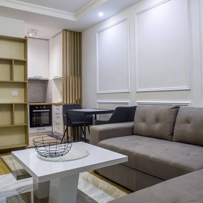 Alquiler de apartamento de 37 m² en edificio nuevo, distrito de Voždovac, Belgrado, Serbia