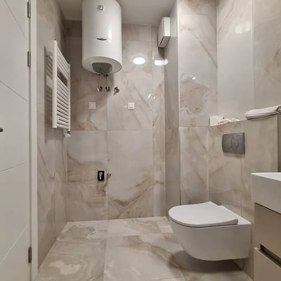 Alquiler de apartamento de 53 m² en el complejo residencial prémium Newport, distrito de Novi Beograd, Belgrado, Serbia