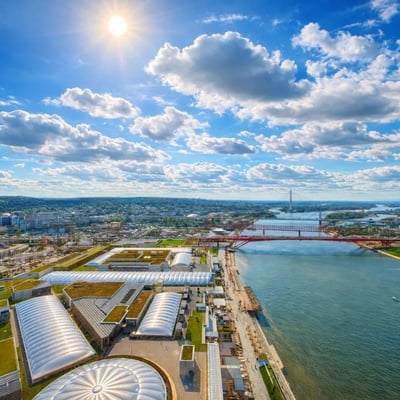 Stilvolles Apartment 62 m² mit Stadtblick im Wohnkomplex BW Kula, Belgrad, Serbien zu vermieten