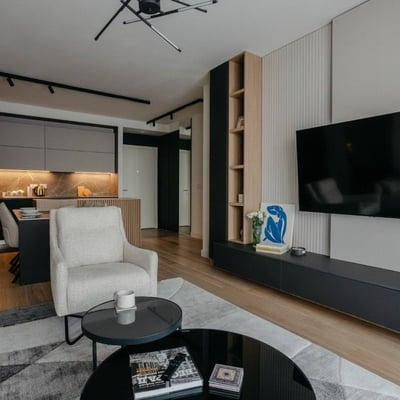 Luxuriöses Apartment 86 m² im Wohnkomplex BW Eterna, Belgrad an der Donau, Belgrad, Serbien zu vermieten