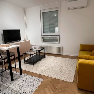 Location de studio lumineux de 30 m², Zvezdara, Belgrade, Serbie