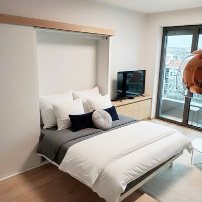 Studio cosy de 34 m² dans la résidence haut de gamme New Dorćol, Belgrade, Serbie