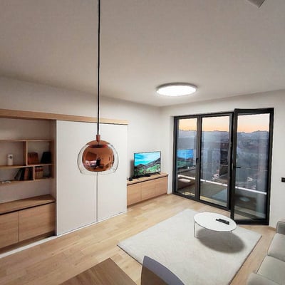 Studio cosy de 34 m² dans la résidence haut de gamme New Dorćol, Belgrade, Serbie