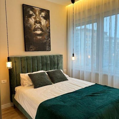 Stylish apartment for rent: 62 m² in the new modern residential complex Square, Voždovac, Belgrade, Serbia