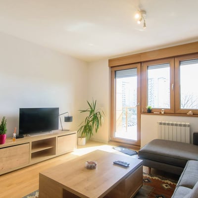 Zu vermieten: Helles Apartment 59 m² im neuen modernen Wohnkomplex A Blok, Neu-Belgrad, Serbien