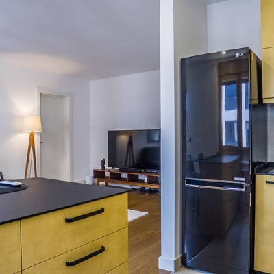 À louer : appartement meublé de 40 m², quartier de Vračar, Belgrade, Serbie