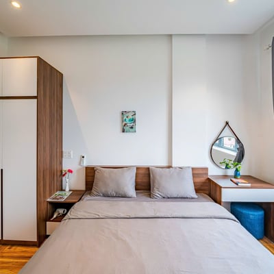 Bright, furnished 45 m² apartment for rent near the beach, Da Nang, Vietnam