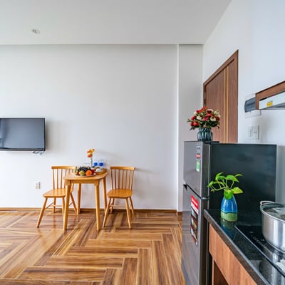 Bright, furnished 45 m² apartment for rent near the beach, Da Nang, Vietnam