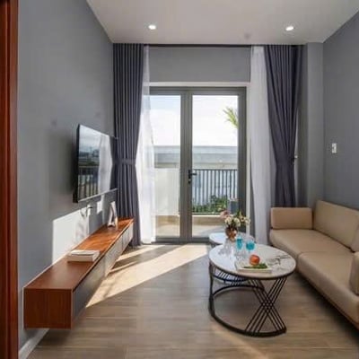 Luxury 1-bedroom apartment rental with swimming pool and gym near the beach, Da Nang, Vietnam