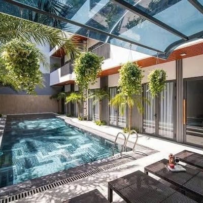 Luxury 1-bedroom apartment rental with swimming pool and gym near the beach, Da Nang, Vietnam