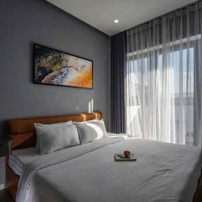 Luxury 1-bedroom apartment rental with swimming pool and gym near the beach, Da Nang, Vietnam