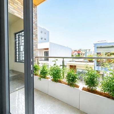 Bright, furnished 50 m² apartment with a balcony for rent near the beach, Da Nang, Vietnam