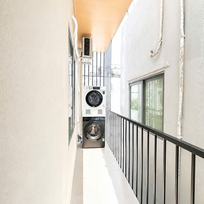 Bright, furnished 50 m² apartment with a balcony for rent near the beach, Da Nang, Vietnam