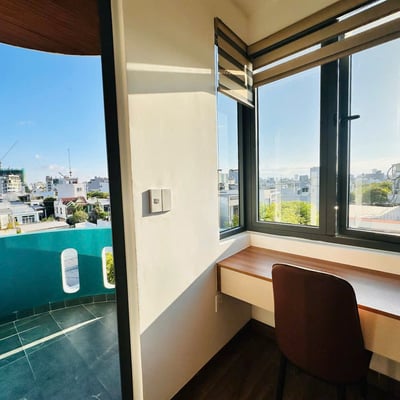 Stylish, furnished 45 sqm apartment for rent, Son Tra, Da Nang, Vietnam