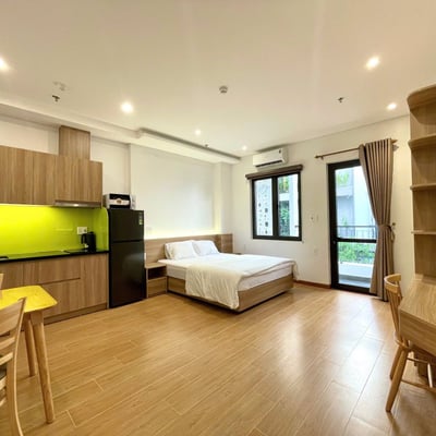 Alquiler de estudio de lujo, amueblado, cerca del mar, 40 m², My An, Da Nang, Vietnam