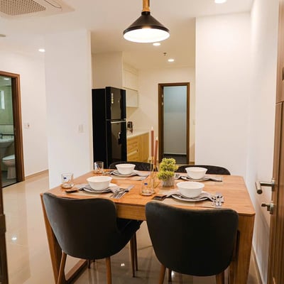 Luxuriöses 2-Zimmer-Apartment, Blooming Tower, Da Nang, Vietnam zu vermieten