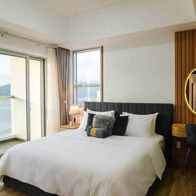 Luxuriöses 2-Zimmer-Apartment, Blooming Tower, Da Nang, Vietnam zu vermieten