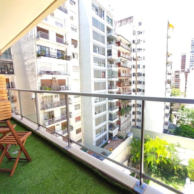 Rent of a cozy furnished 2-room apartment, 45 m², Las Cañitas, Buenos Aires, Argentina