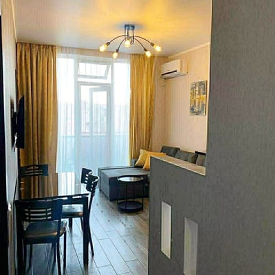 Location appartement cosy, meublé, proche de la mer, 50 м², Batumi, Géorgie
