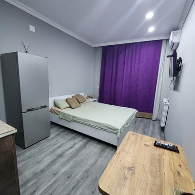 Alquiler de acogedor estudio con vista al mar, 29 m², Batumi, Georgia