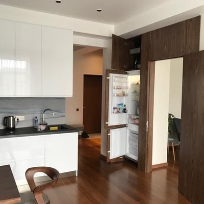 Rental of a modern 3-room apartment with a sea view, Baku White City, Baku, Azerbaijan