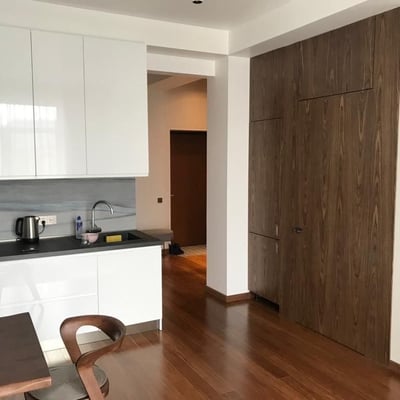 Rental of a modern 3-room apartment with a sea view, Baku White City, Baku, Azerbaijan