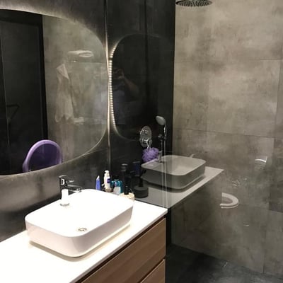 Location d’un appartement moderne de 3 pièces avec vue sur la mer, Baku White City, Bakou, Azerbaïdjan