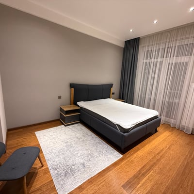 Rental of a modern 3-room apartment with a sea view, Baku White City, Baku, Azerbaijan