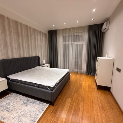 Rental of a modern 3-room apartment with a sea view, Baku White City, Baku, Azerbaijan