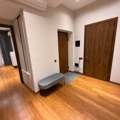 Rental of a modern 3-room apartment with a sea view, Baku White City, Baku, Azerbaijan