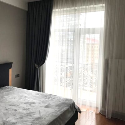 Rental of a modern 3-room apartment with a sea view, Baku White City, Baku, Azerbaijan