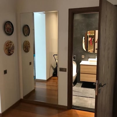 Location d’un appartement moderne de 3 pièces avec vue sur la mer, Baku White City, Bakou, Azerbaïdjan