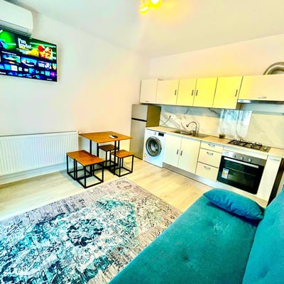 Alquiler de apartamento acogedor, luminoso, amueblado de 2 habitaciones, Bucarest, Rumanía