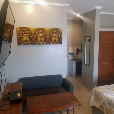 Miete eines gemütlichen Studios, Kerobokan, Bali, Indonesien