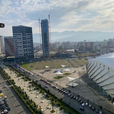 Location d'un appartement meublé et accueillant, 40 m², Black Sea Towers, Batumi, Géorgie