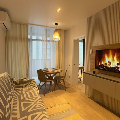 Vermietung einer komfortablen, vollmöblierten Wohnung, 62 m², Black Sea Tower, Batumi, Georgien