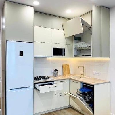 Location d'un studio lumineux avec vue sur la mer, 37 m², Batumi, Géorgie