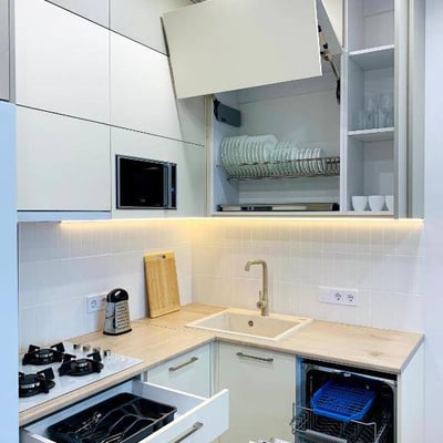 Location d'un studio lumineux avec vue sur la mer, 37 m², Batumi, Géorgie